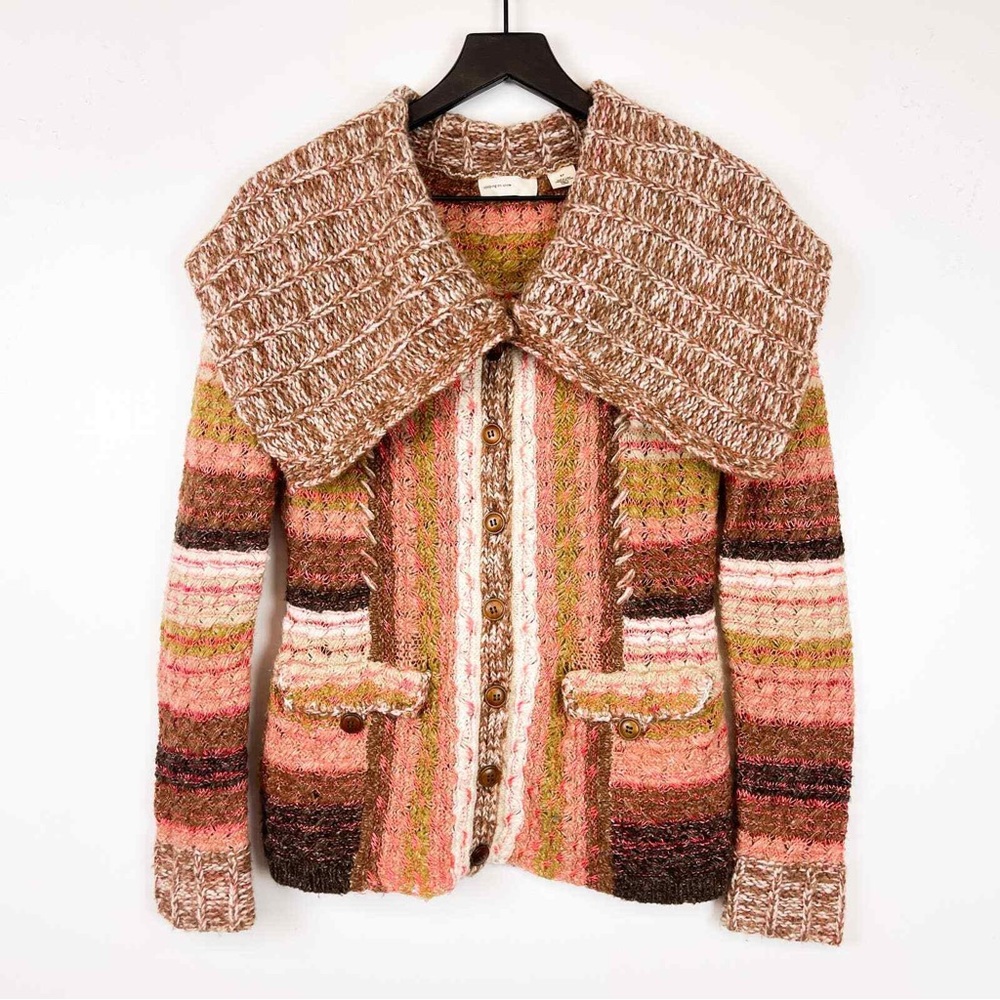 Anthropologie sleeping on snow cardigan size small